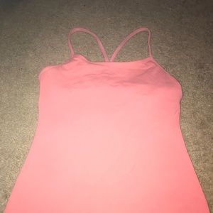 Coral Lululemon t back